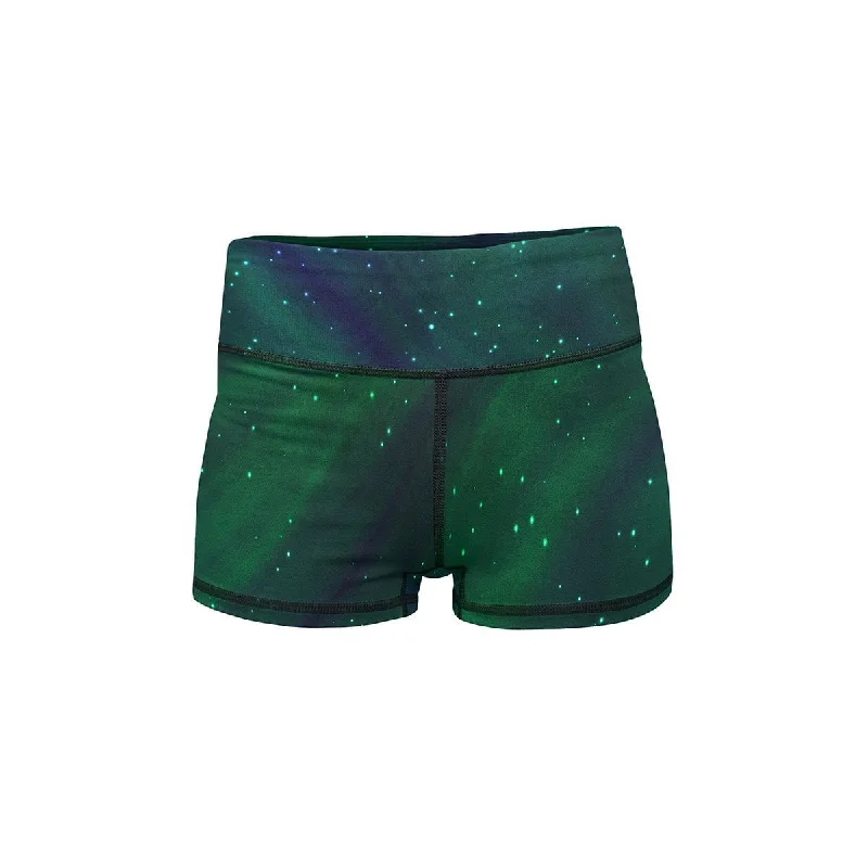 Unbeatable Deal Northern Lights Yoga Shorts