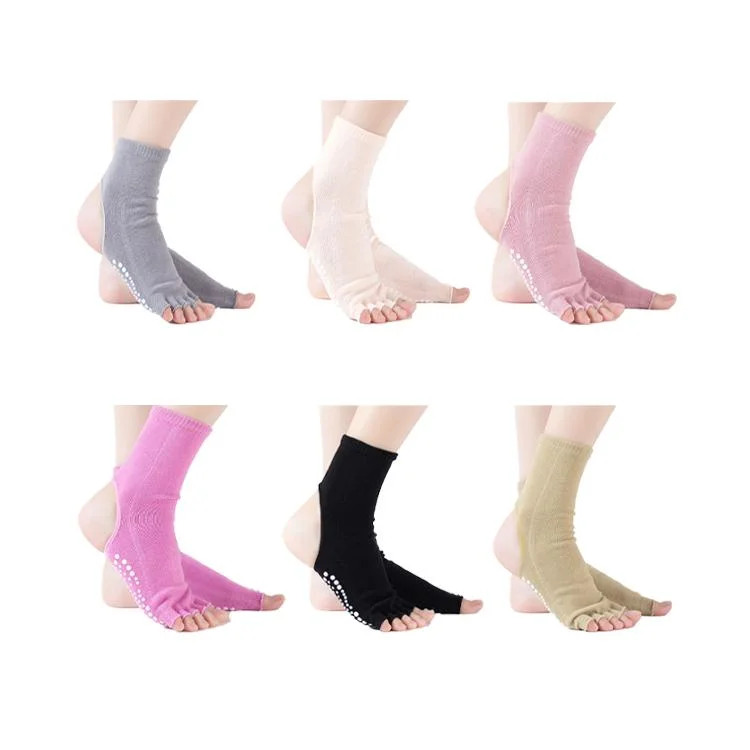 Weekend Bargains to Enjoy Open Toes Bare Heels Yoga Socks