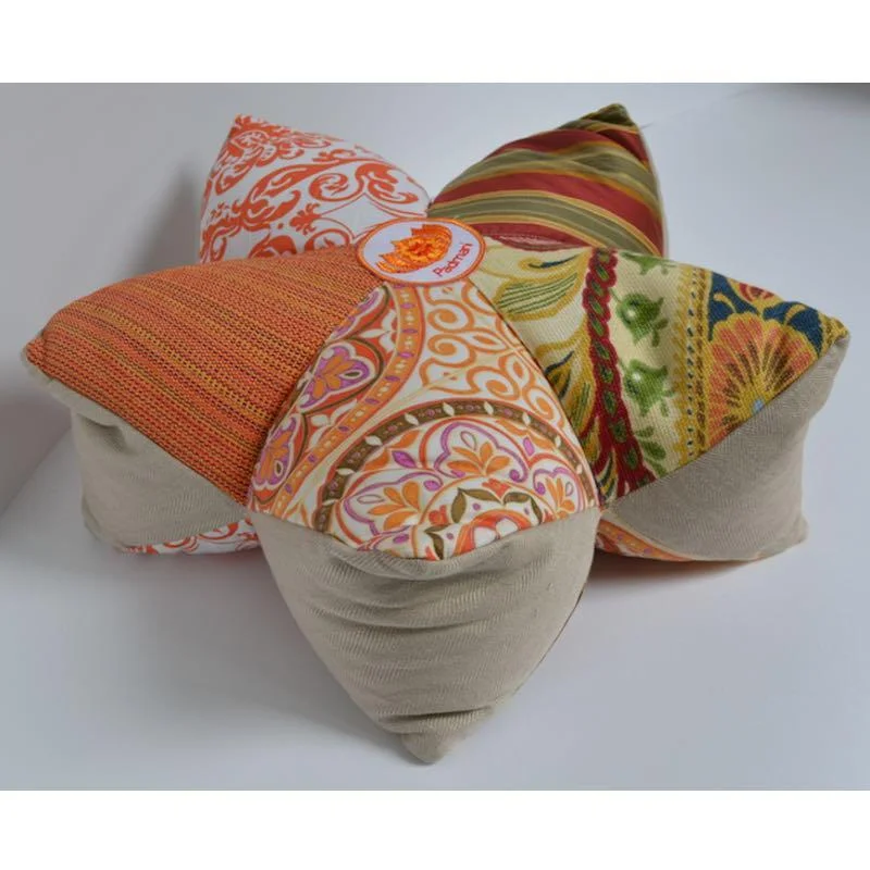 Weekend Offers That Please Padmani Lotus Meditation Cushion (Medium) - Fire Tones