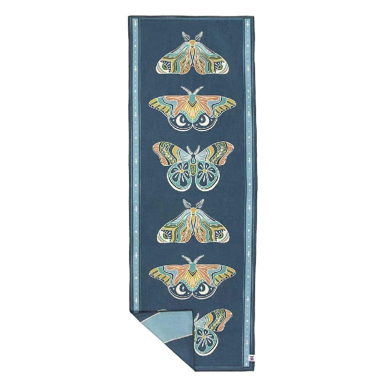 Weekend Deals to Make You Smile Painted Moth Yoga Towel by Trek Light