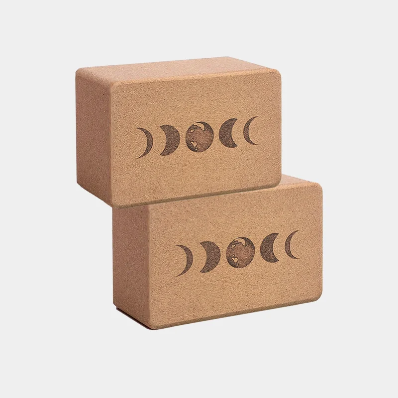 Bonus Offer Pair of Moon Cork Yoga Blocks