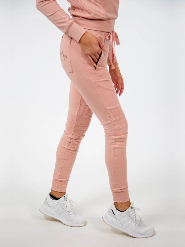 Midnight Madness Pink Peony Sweatpants
