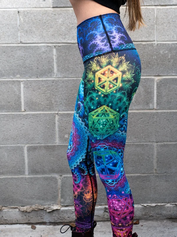Weekend Shopping Bliss Platonic Mandala V2 Yoga Pants