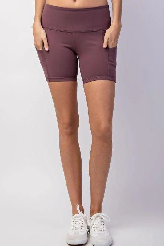 Buy Today Plum Waistband Yoga pant with side pocket