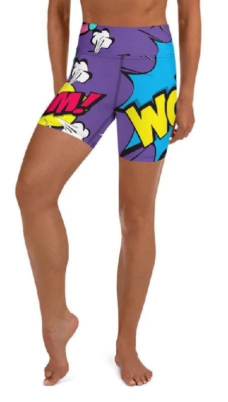 Super Savings Pop Art Yoga Shorts