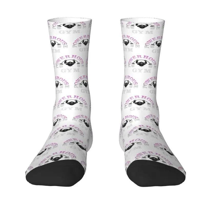 Weekend Discounts Worth Grabbing Powerhouse Gym Logo Men Women Crew Socks Unisex Kawaii Bodybuilding Fitness Spring Summer Autumn Winter Dress Socks