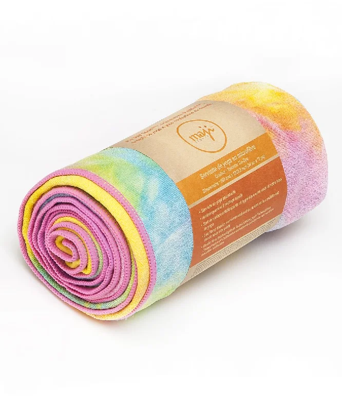 Unmissable Sale Noskid Sandwash Tie Dye Yoga Towel