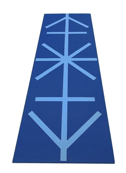 Take Advantage Premium Printed 1/4 Inch Alignment Yoga Mat by YOGA Accessories