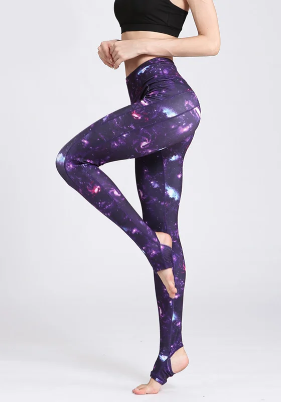 Weekend Price Cuts Galore Print Compression Yoga Pants