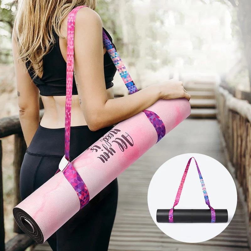 Weekend Shopping Bliss Pure Cotton Yoga Mat Strap Elastic Band