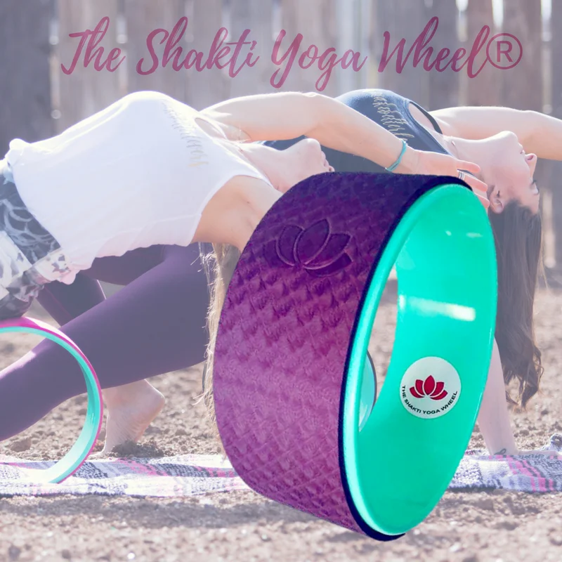 Extra Savings Purple Yoga Wheel with Imprint
