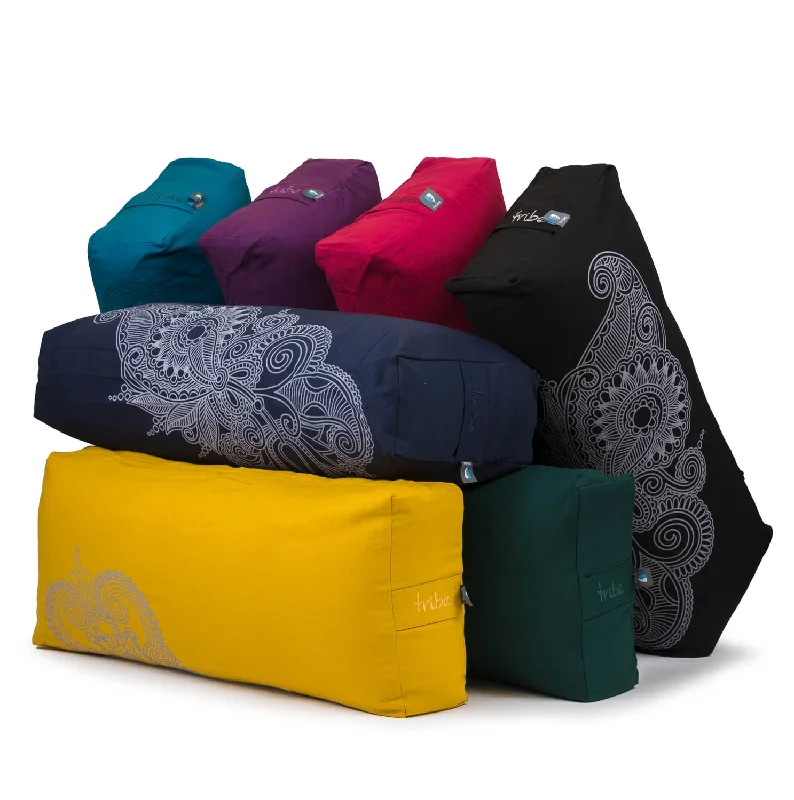 Special Price Rectangular Bolster - Organic Cotton - Henna
