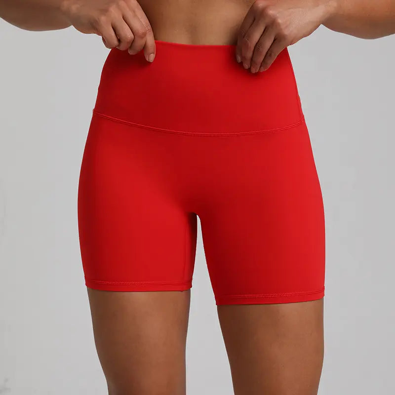 Midnight Sale Red yoga shorts