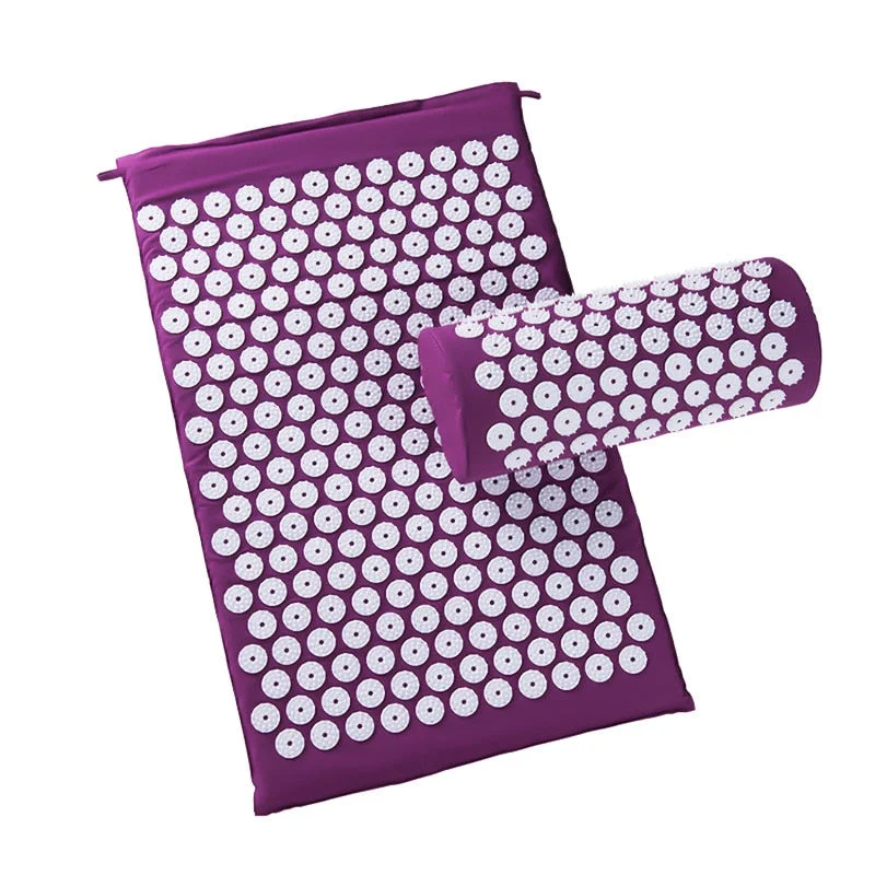 Time-Limited Offer Relaxation Relief Stress Tension Body Yoga Mat Acupressure Massager Mat Relieve Body Stress Pain Spike Cushion Mat Supply Pillow