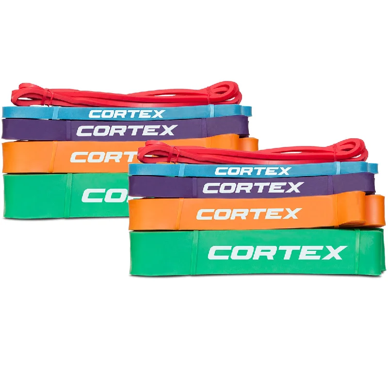 Weekend Savings Delight CORTEX Resistance Bands Pairs Set of 10 (5mm to 45mm)