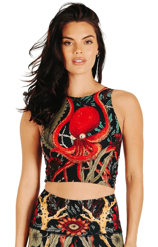 Weekend Deal Reversible Knot Top in Coral My Name by Yoga Democracy