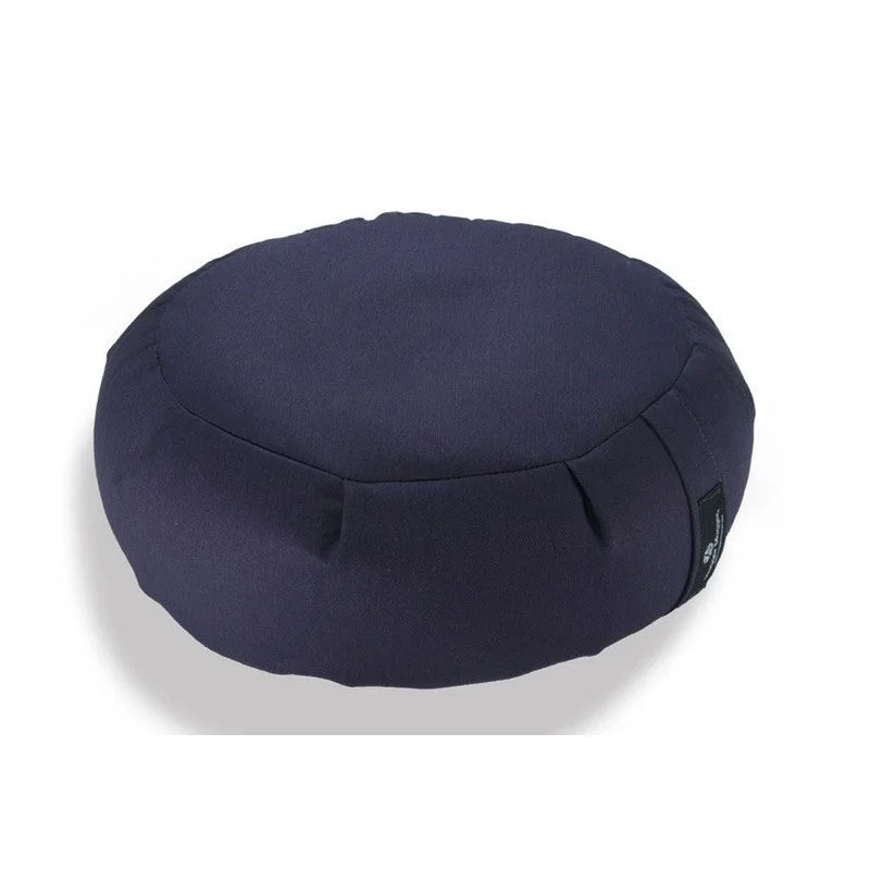 Weekend Shopping Extravaganza Round Zafu Meditation Cushion by Hugger Mugger - Blue