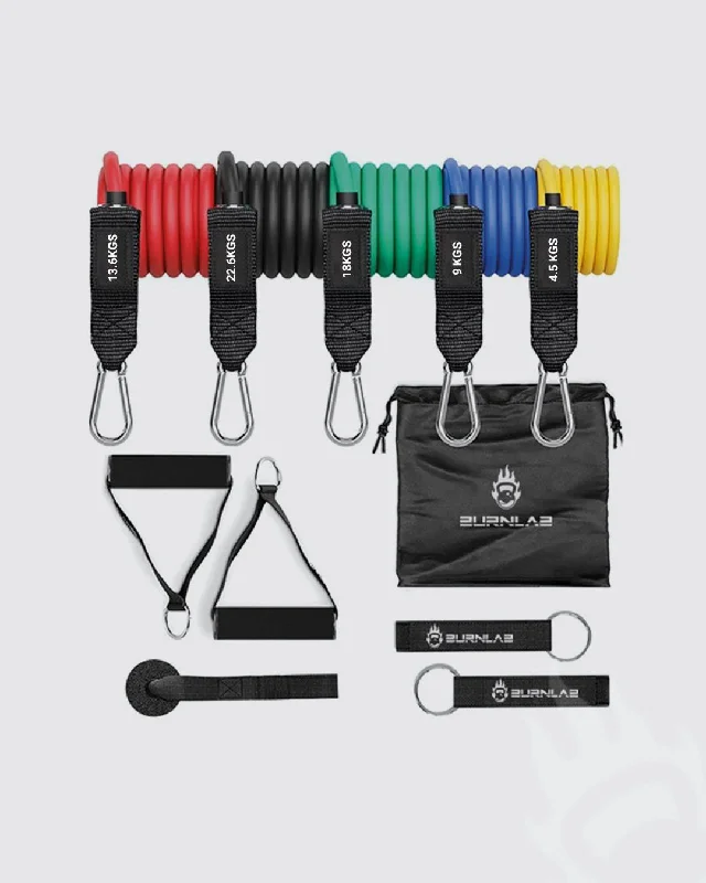 Can't Beat Burnlab Resistance Tubes - (11 Pcs Set)