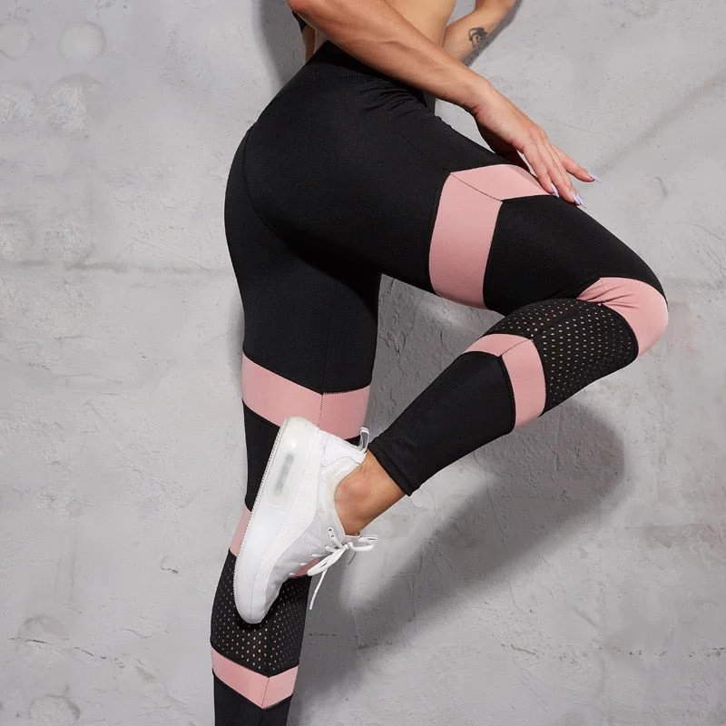 Super Sale SALSPOR High Waist Yoga Pants Women Pink Mesh Patchwork Sport Leggings Gym Tight Breathable Running Fitness Leggings Sportswear Super Sale SALSPOR High Waist Yoga Pants Women Pink Mesh Patchwork Sport Leggings Gym Tight Breathable Running Fitness Leggings Sportswear