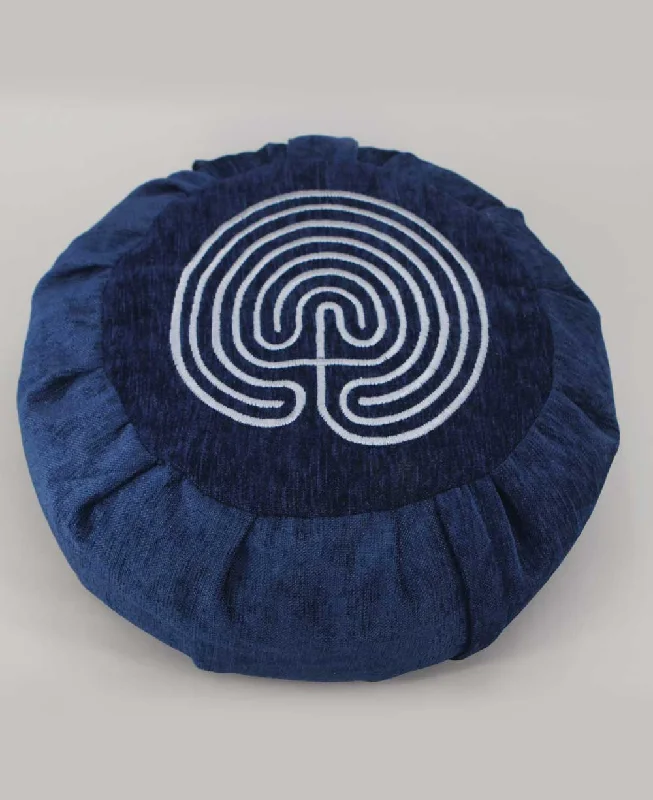 Early Access Seven Circles Labyrinth Design Zafu Meditation Cushion