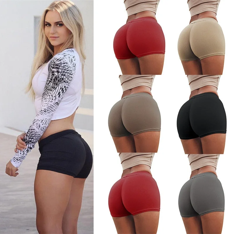 Super Savings Sexy Yoga Shorts Women Sports Wear Fitness Short Pants Skinny Female Push Up Gym Clothing Solid Color Elastic Breathable Flex Super Savings Sexy Yoga Shorts Women Sports Wear Fitness Short Pants Skinny Female Push Up Gym Clothing Solid Color Elastic Breathable Flex