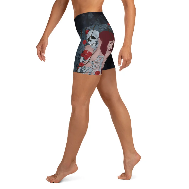 Price Drop Skeleton & Woman Yoga Shorts