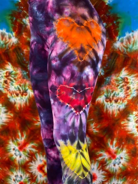 One-Day Only Small Sunshine Tiedye Yoga Pant #3
