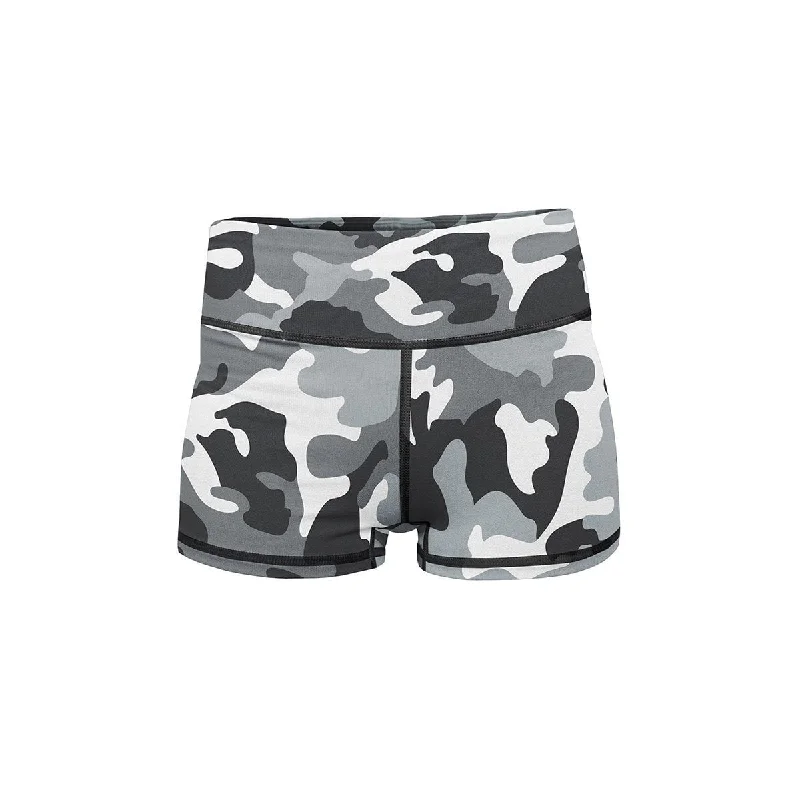 Massive Savings Snow Camo Yoga Shorts