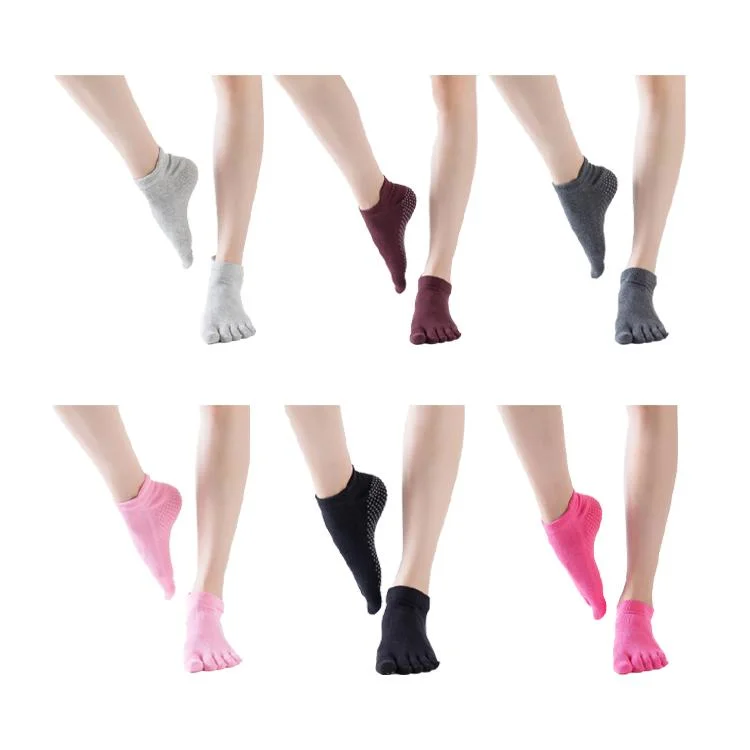 Weekend Deals That Excite Solid Color Full Toe Yoga Socks