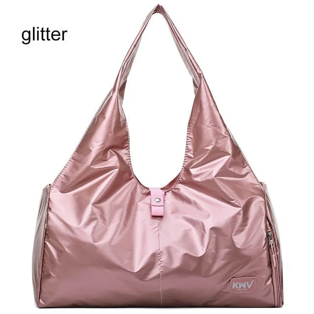Weekend Bargains to Enjoy Sparkly Pink - Yogatation Gym Bag