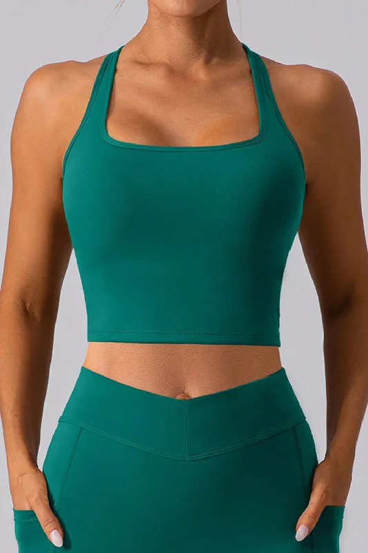 Weekend Savings Fiesta UrbanSquare Racerback Crop Top