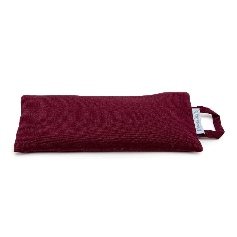 Can't Beat Studio Eye Pillow in Maroon