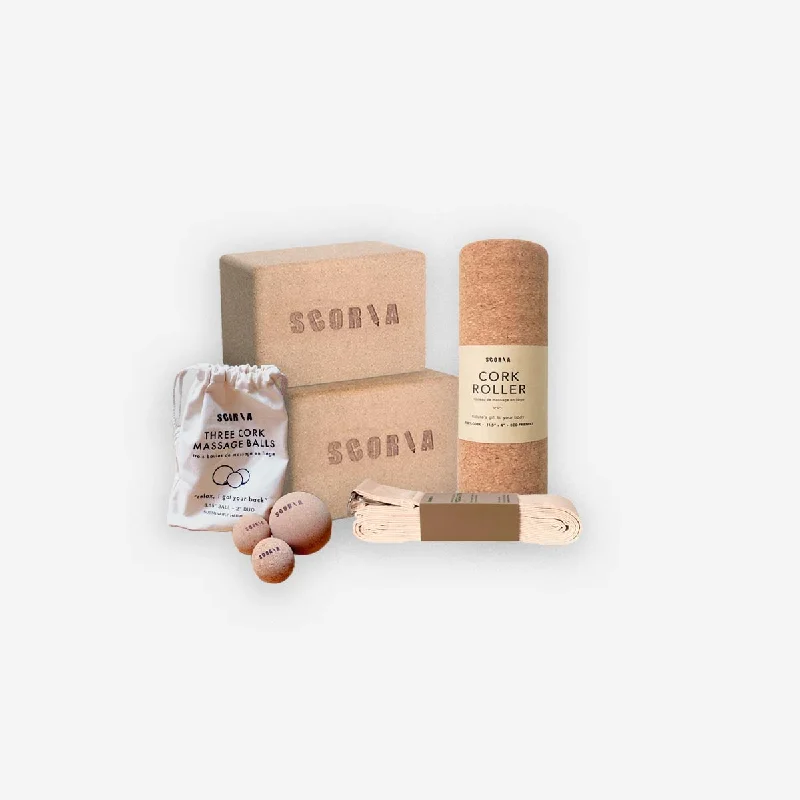 Big Savings The Support Pack: Stretch Strap + Massage Balls + Standard Roller + 2 Blocks Big Savings The Support Pack: Stretch Strap + Massage Balls + Standard Roller + 2 Blocks