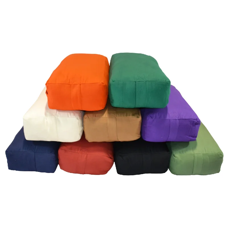 Weekend Savings Spectacular Supportive Rectangular Cotton Yoga Bolster