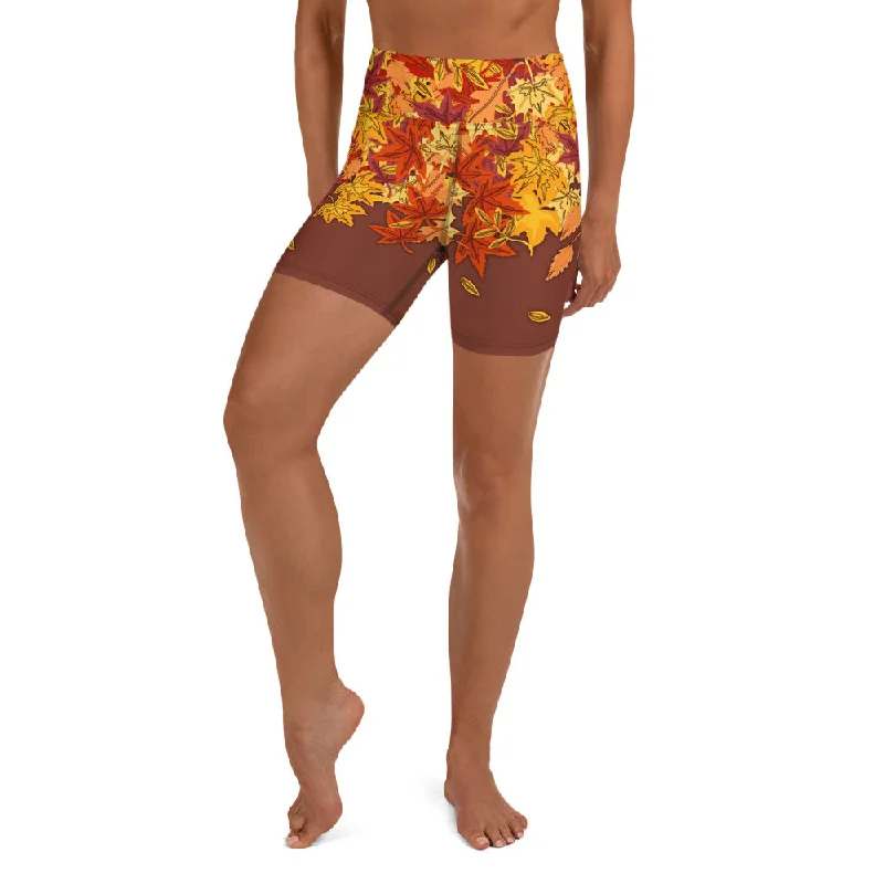 Take Action Thanksgiving Vibes Yoga Shorts