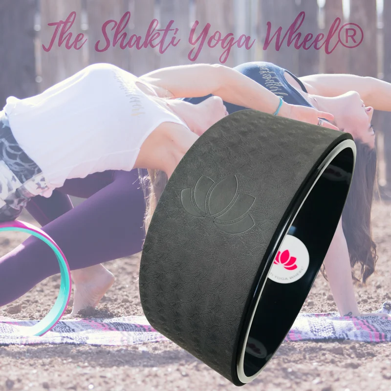Can't Beat Black Yoga Wheel Imprint