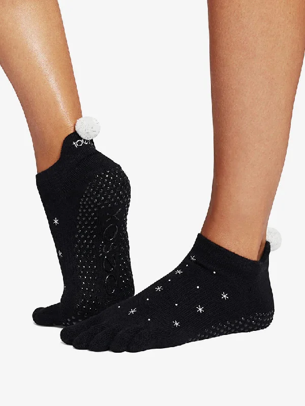 Weekend Specials to Relish ToeSox Full Toe Low Rise Grip Socks - Jingle