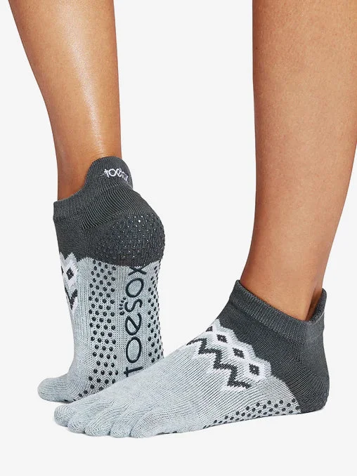 Weekend Offers That Delight ToeSox Full Toe Low Rise Grip Socks - Peaks