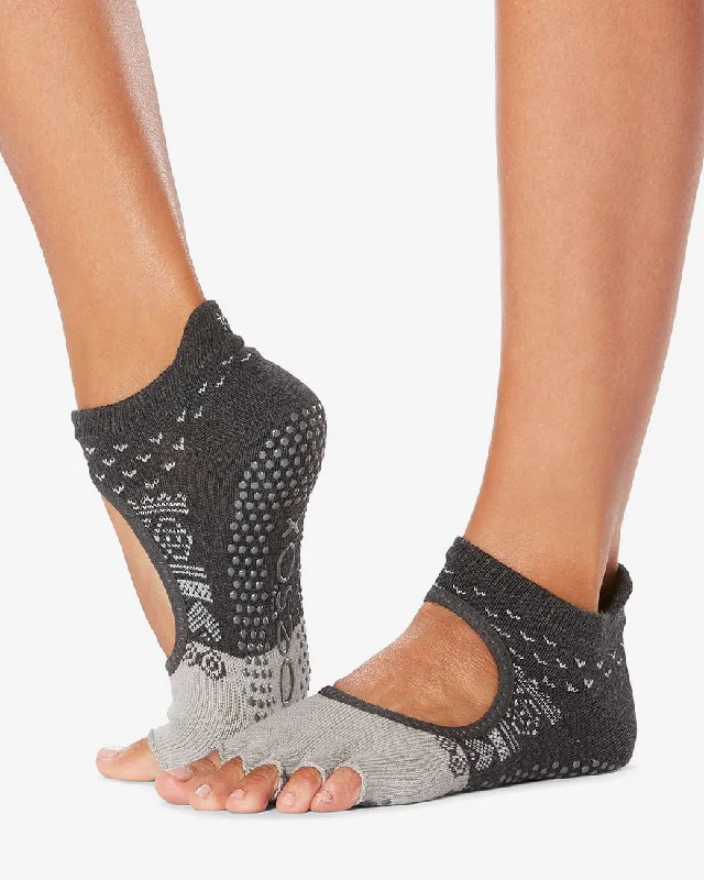 Final Offer Toesox Half Toe Bellarina Grip Socks - Wintertide