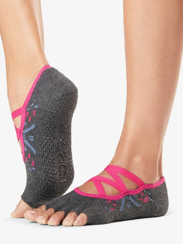 Great Bargain ToeSox Half Toe Elle Grip Socks - Festival 