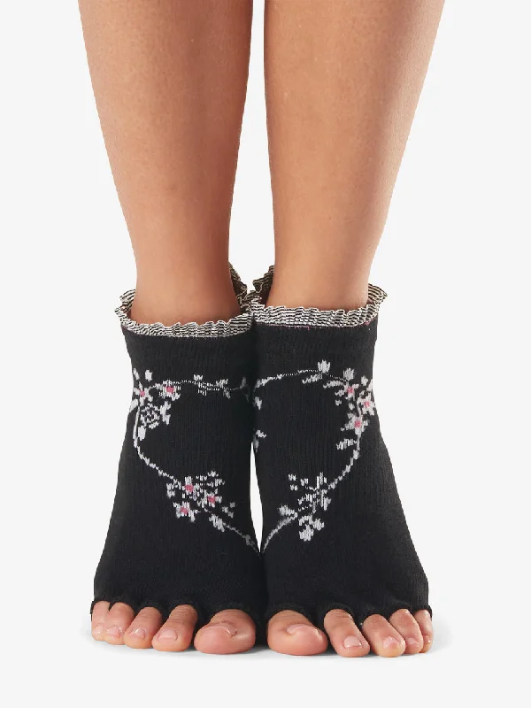 Instant Savings ToeSox Half Toe Low Rise Grip Socks - Evermore