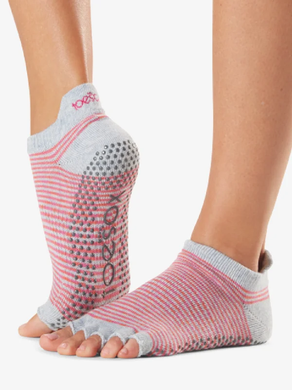 Limited Offer ToeSox Half Toe Low Rise Grip Socks - Hola