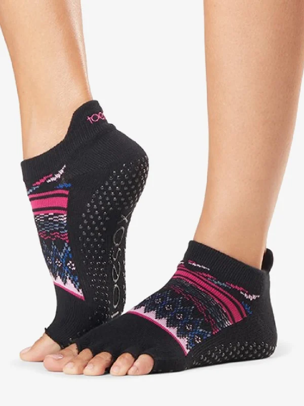 Low Cost ToeSox Half Toe Low Rise Grip Socks - Woodstock