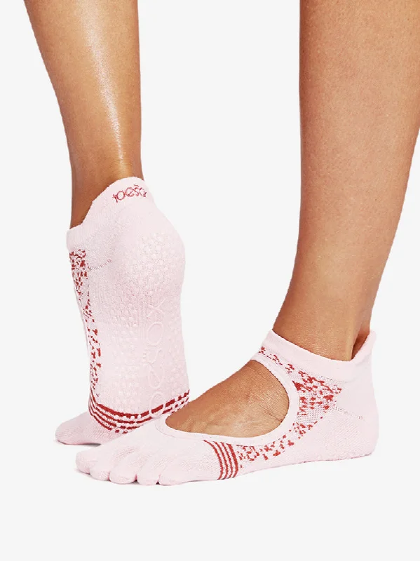 Weekend Discounts to Celebrate ToeSox Tec Full Toe Bellarina Grip Socks - Revival