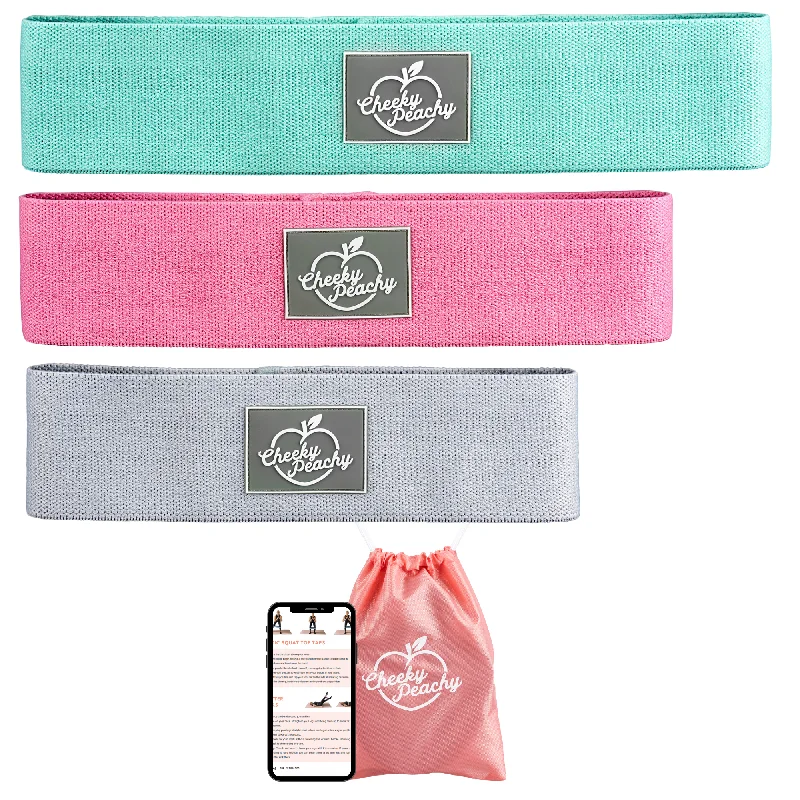 Don't Miss Out Advanced Fabric Resistance Booty Band Bundle (Gym & Home Workouts) + FREE Workout eBook Don't Miss Out Advanced Fabric Resistance Booty Band Bundle (Gym & Home Workouts) + FREE Workout eBook