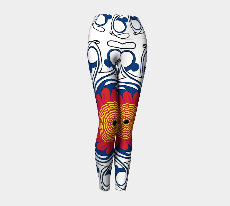 Now Available Tripping flower yoga pants