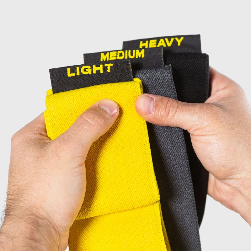 Time-Sensitive TWL - RESISTANCE BOOTY BANDS - 3 PACK - BLACK/GREY/YELLOW