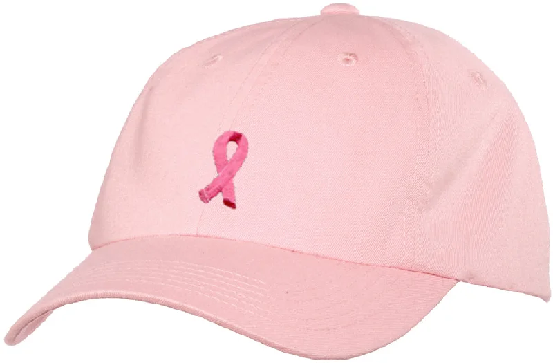 Weekend Deals That Impress Unisex Breast Cancer Awareness Ribbon Hat - Light Pink