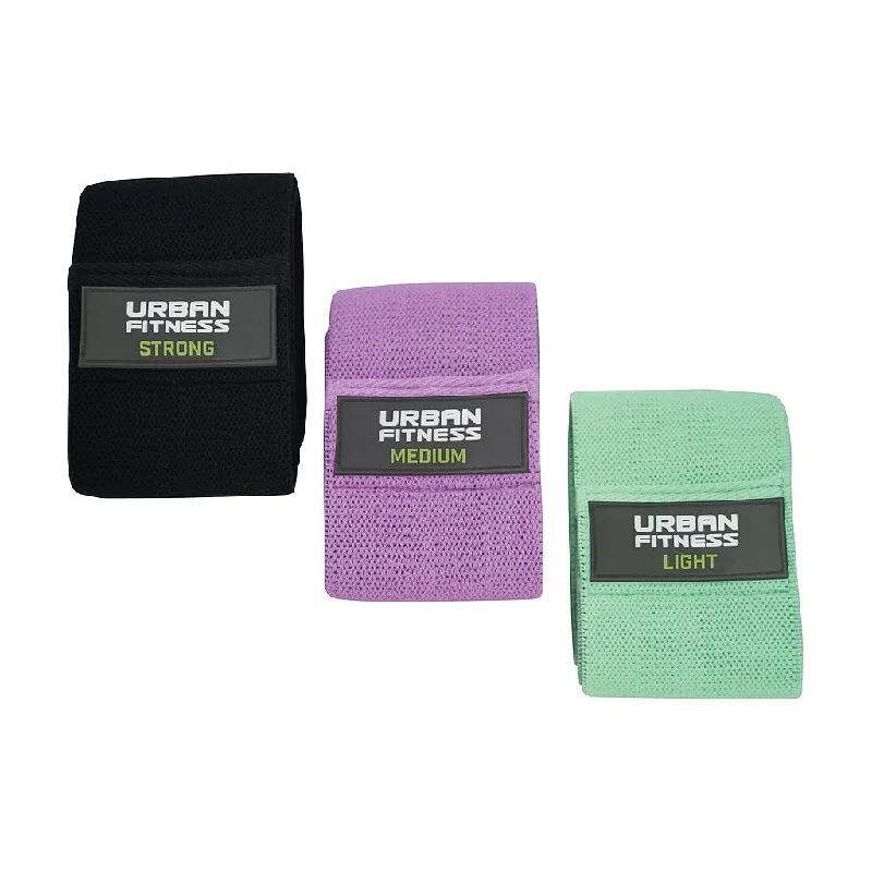 Massive Deal Urban Fitness Fabric Resistance Band Loop (Set of 3) 15 Inch