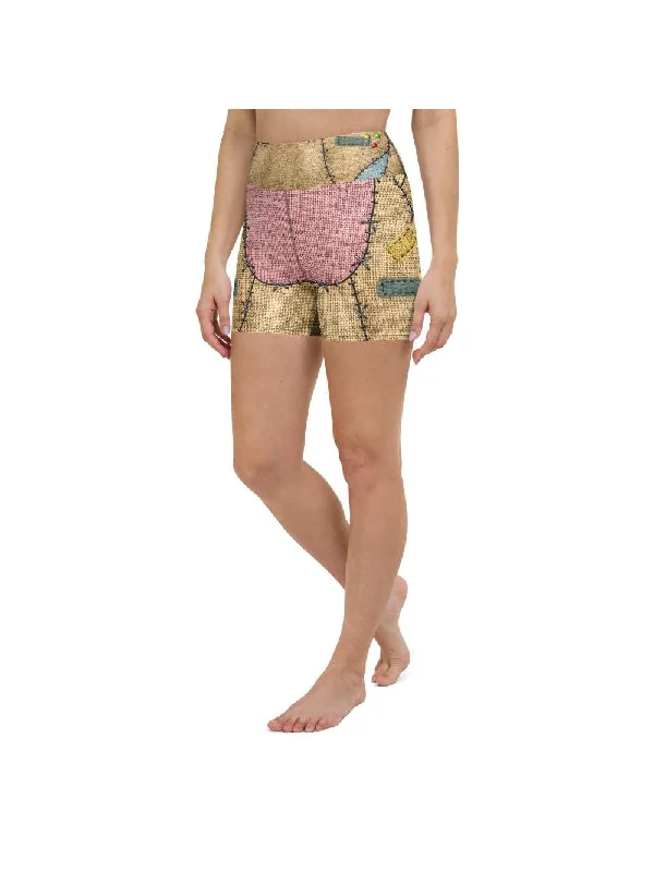 Weekend Discounts to Snag Voodoo Doll Patch Yoga Shorts